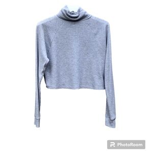Pacsun Sweater Cozy Town Long Sleeve Top Gray Turtleneck Sz.Medium
